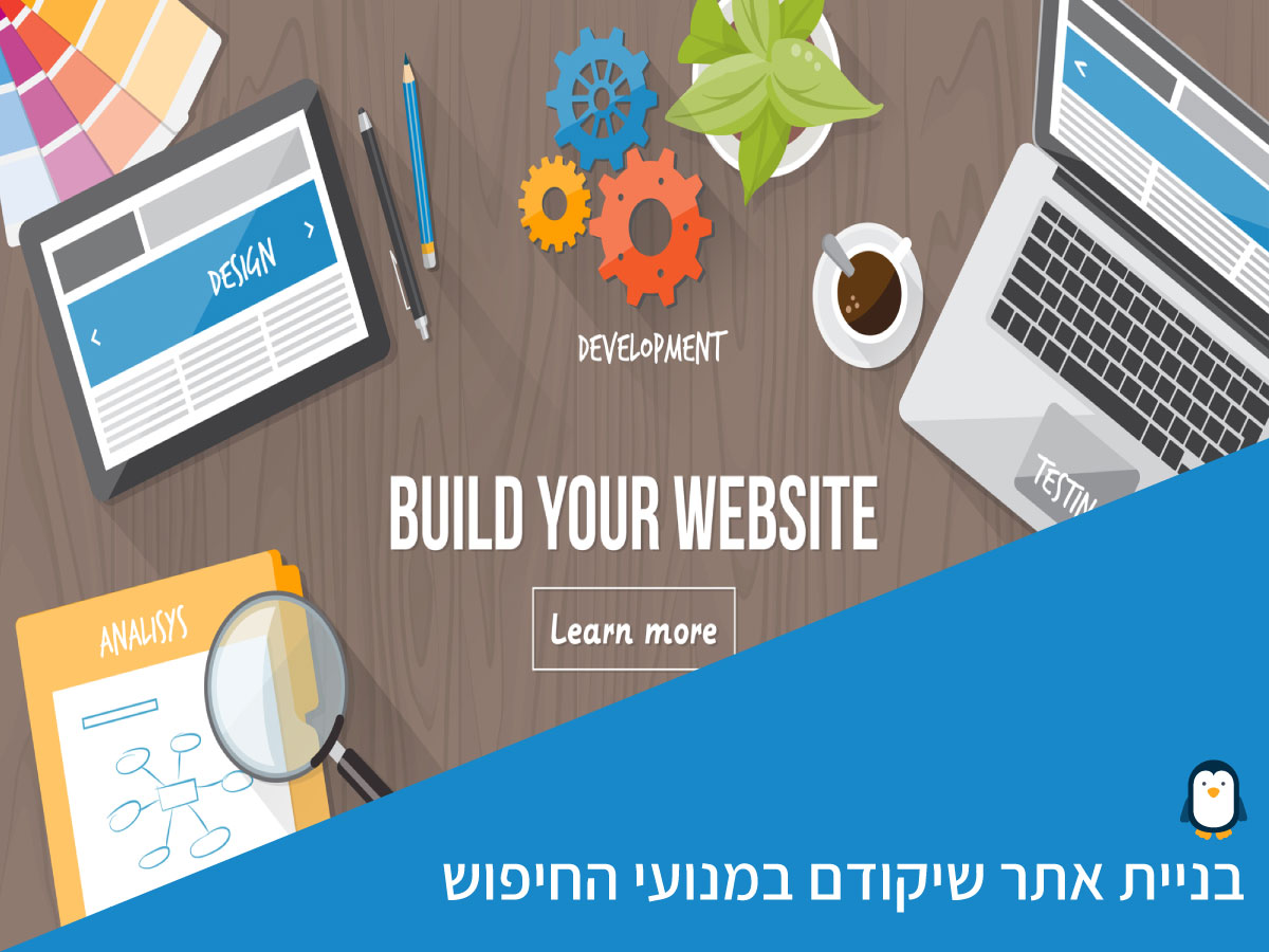 בניית אתר שיקודם במנוע החיפוש
