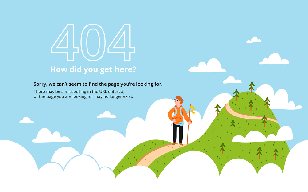 דוגמא נוספת לעמוד 404